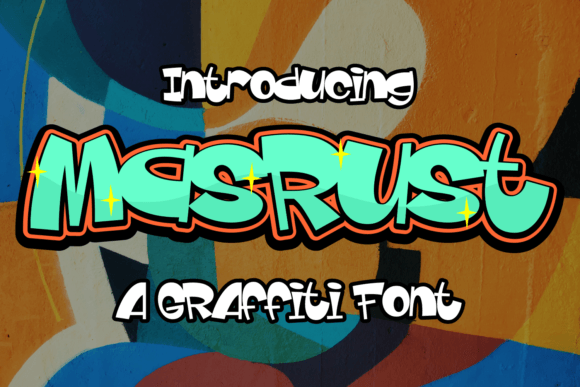 Masrust: A Display Font That Screams Intent—Without Saying a Word