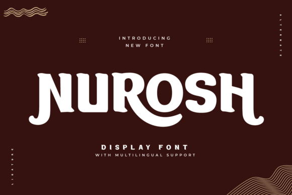 Nurosh: A Display Font That Makes Your Brand Feel Alive